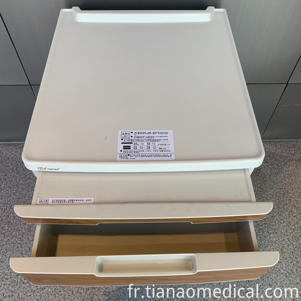 Armoire de chevet en ABS pour hôpital Hospital ABS Bedside Cabinet